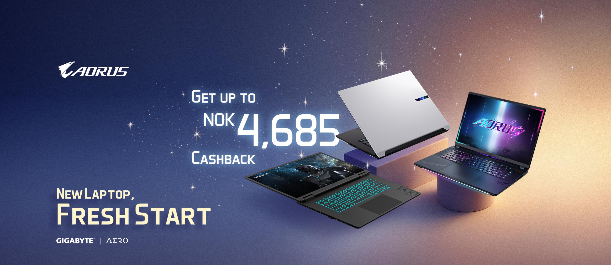 GIGABYTE Laptop Cashback 2025